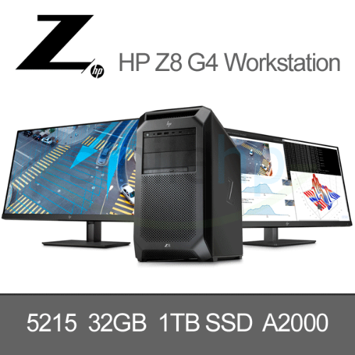 HP Z8 G4 5215 2.5 10C / 32GB / 1TB SSD / A2000 12G