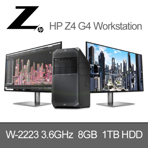 HP Z4 G4 W-2223 3.6 4C / 8GB / 1TB