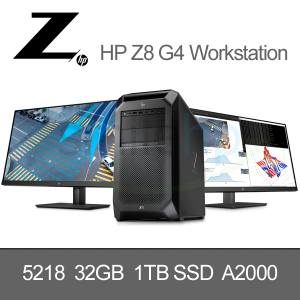 HP Z8 G4 5218 2.3 16C / 32GB / 1TB SSD / A2000 12G